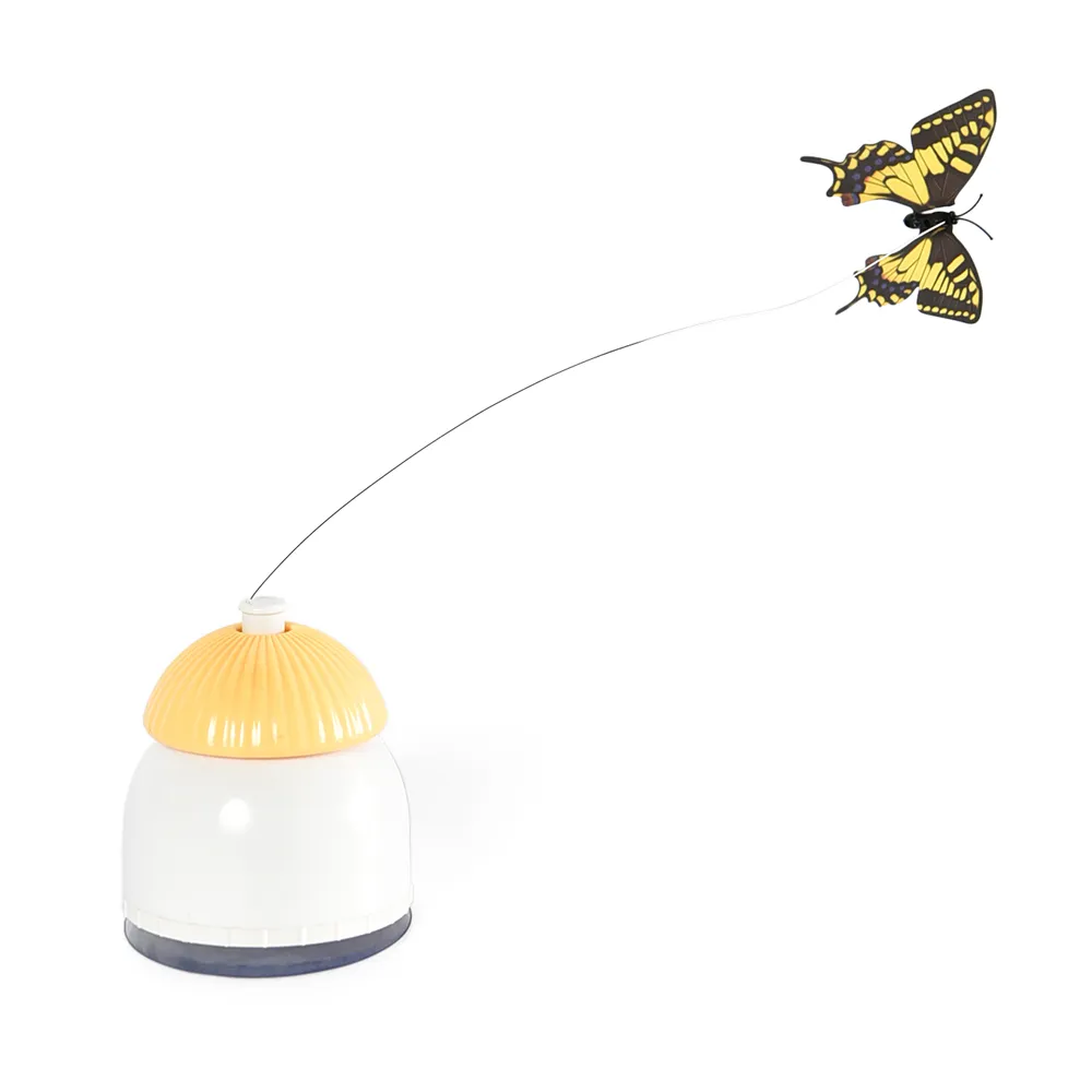 Electric Butterfly Cat Toy Pet Interactive 360° Rotation Automatic Cat Toy - PO-PE-0008 wholesale manufacturer