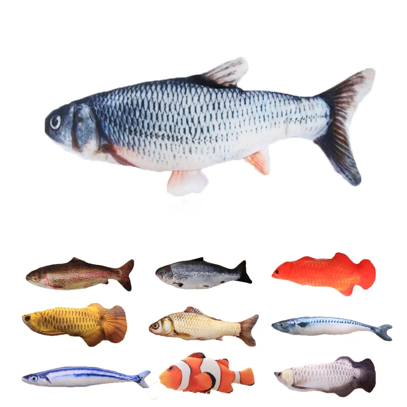 Fish Toy For Cat OEM Moving Electric Fish Cat Toy - PO-PE-0019 wholesale manufacturer