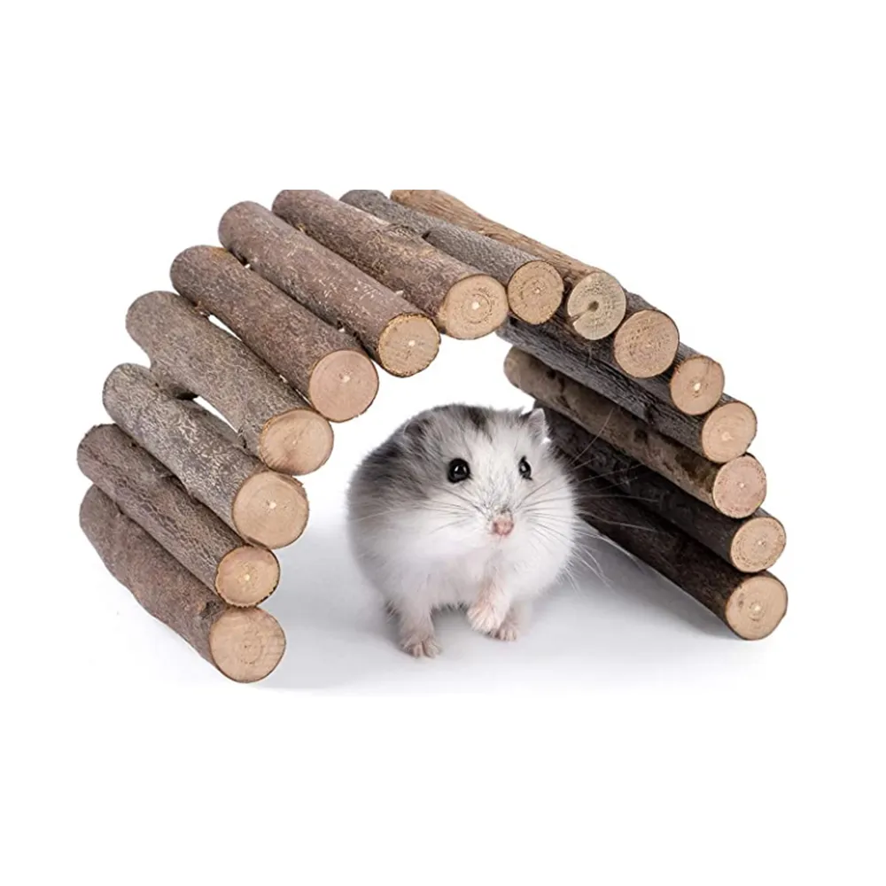 Hamster Ladder Bridge Wood Small Animal Mouse Rat Rodents Chew Toy - PO-SA-0013 wholesale manufacturer