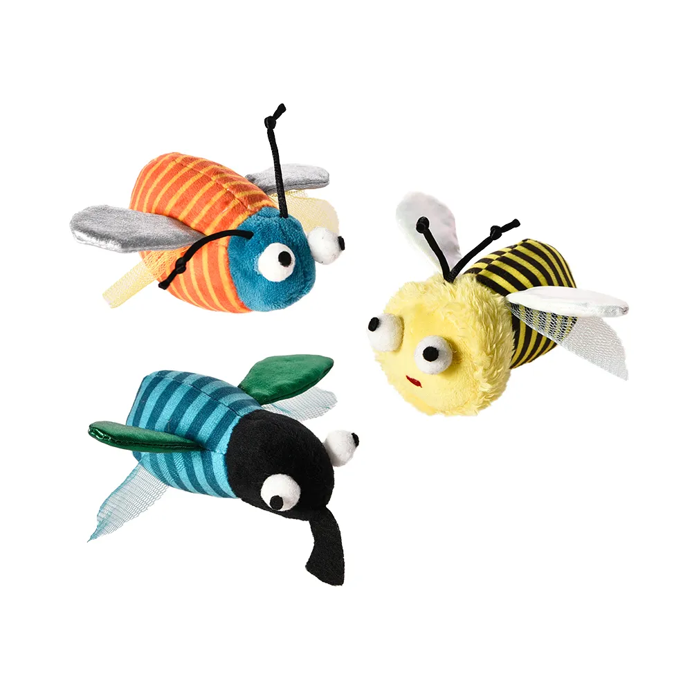 Insect Cat Toy Bee Smart Swing Interactive Sound Pet Electronic Cat Toys - PO-PE-0020 wholesale manufacturer