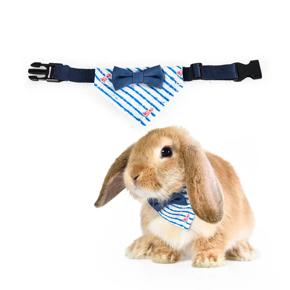 Rabbit Bandana Bow Tie Bunny Collar - PO-SA-0021 wholesale manufacturer