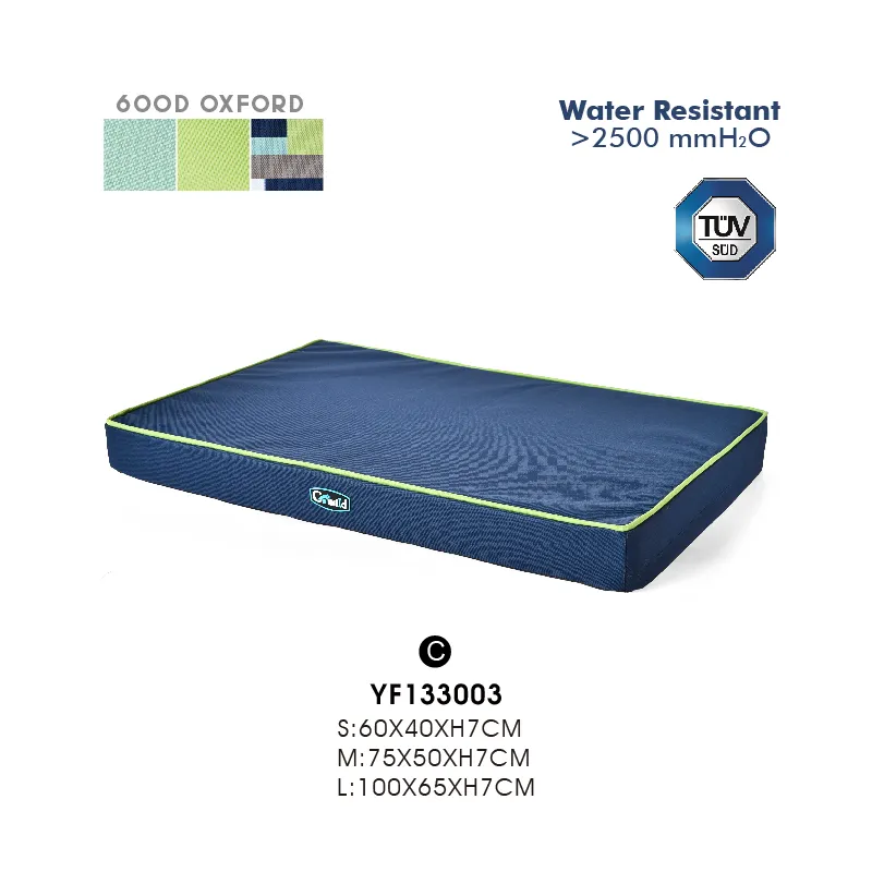 Waterproof Travel Dog Bed Wholesale 600D Oxford Removable Pet Cushion Bed