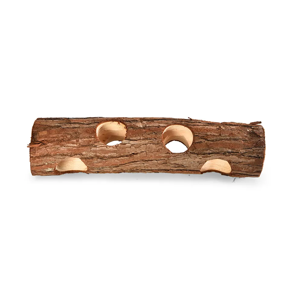 Wood Hamster Toy Small Animal Mouse Rat Rodents Tunnel Chew Toy - PO-SA-0043 wholesale manufacturer