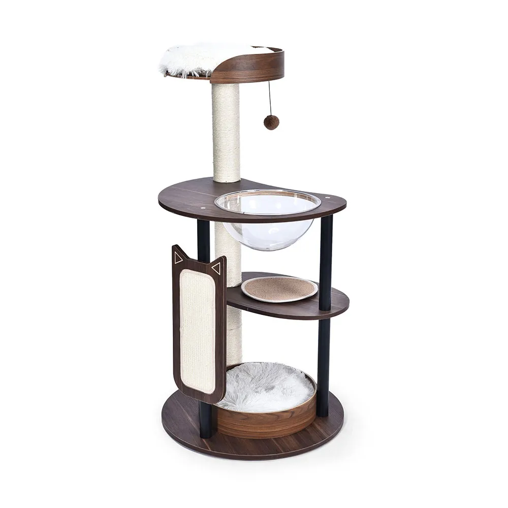 Wooden Cat Tree Luxury Cat Scratch Tower - PO-CT-0239 wholesale manufacturer