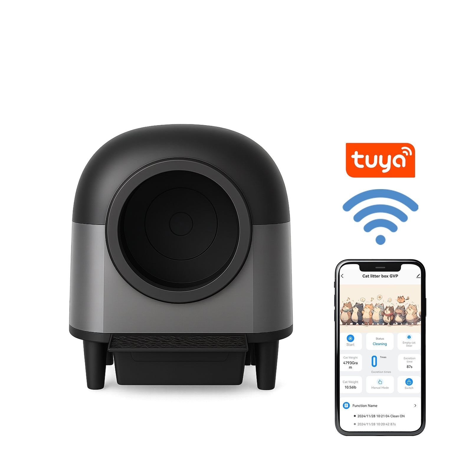 HBZH-ICB-15 Open-Top Smart Cat Litter Box - HBZH-ICB-15 wholesale manufacturer