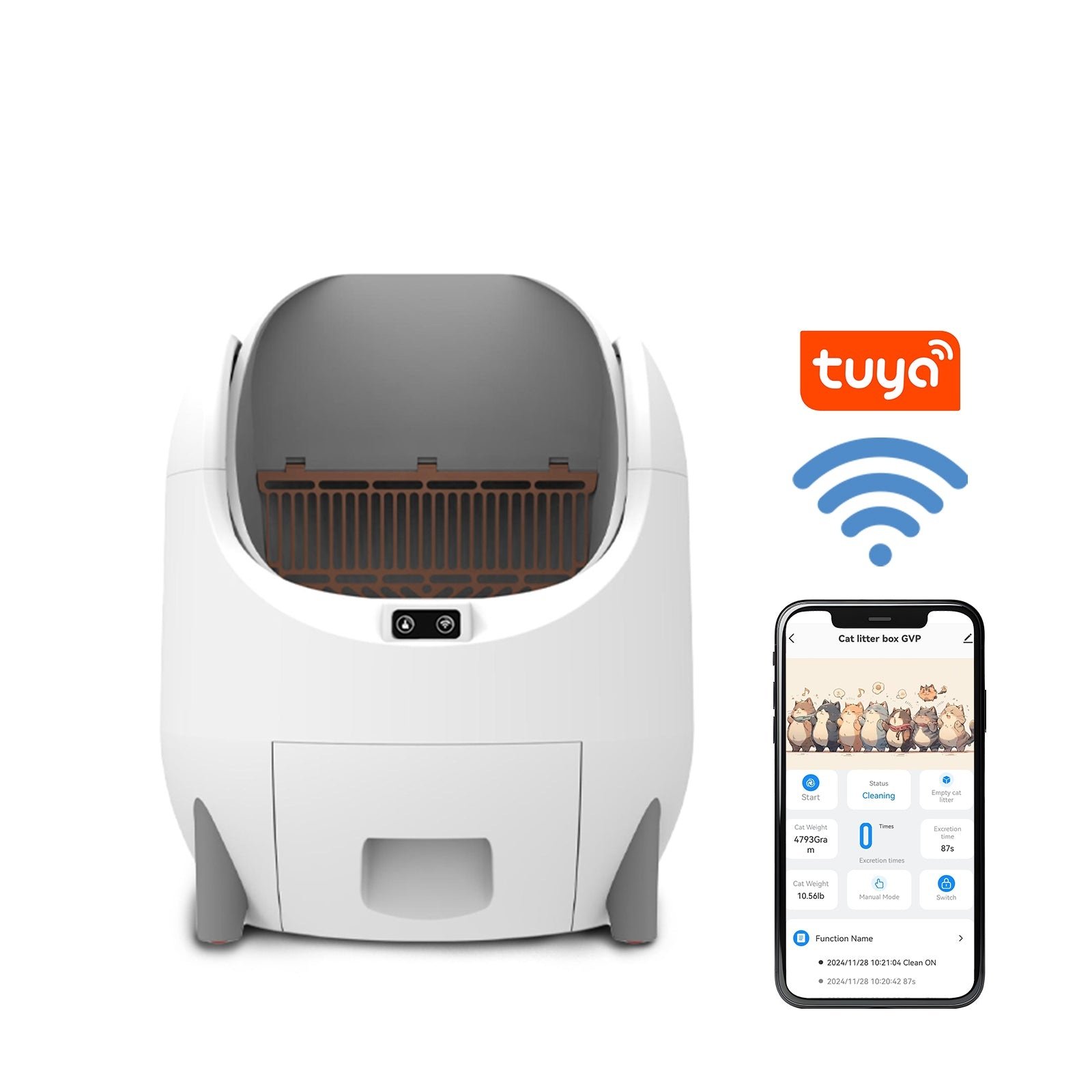 HBZH-ICB-21 Open-Top Smart Cat Litter Box Pro - HBZH-ICB-21 wholesale manufacturer
