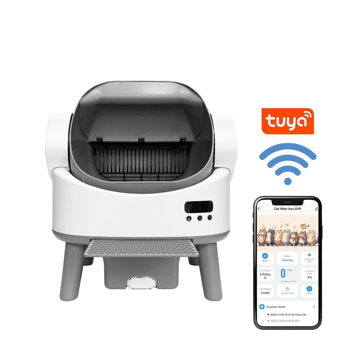 HBZH-ICB-24 Open-Top Smart Cat Litter Box - HBZH-ICB-24 wholesale manufacturer