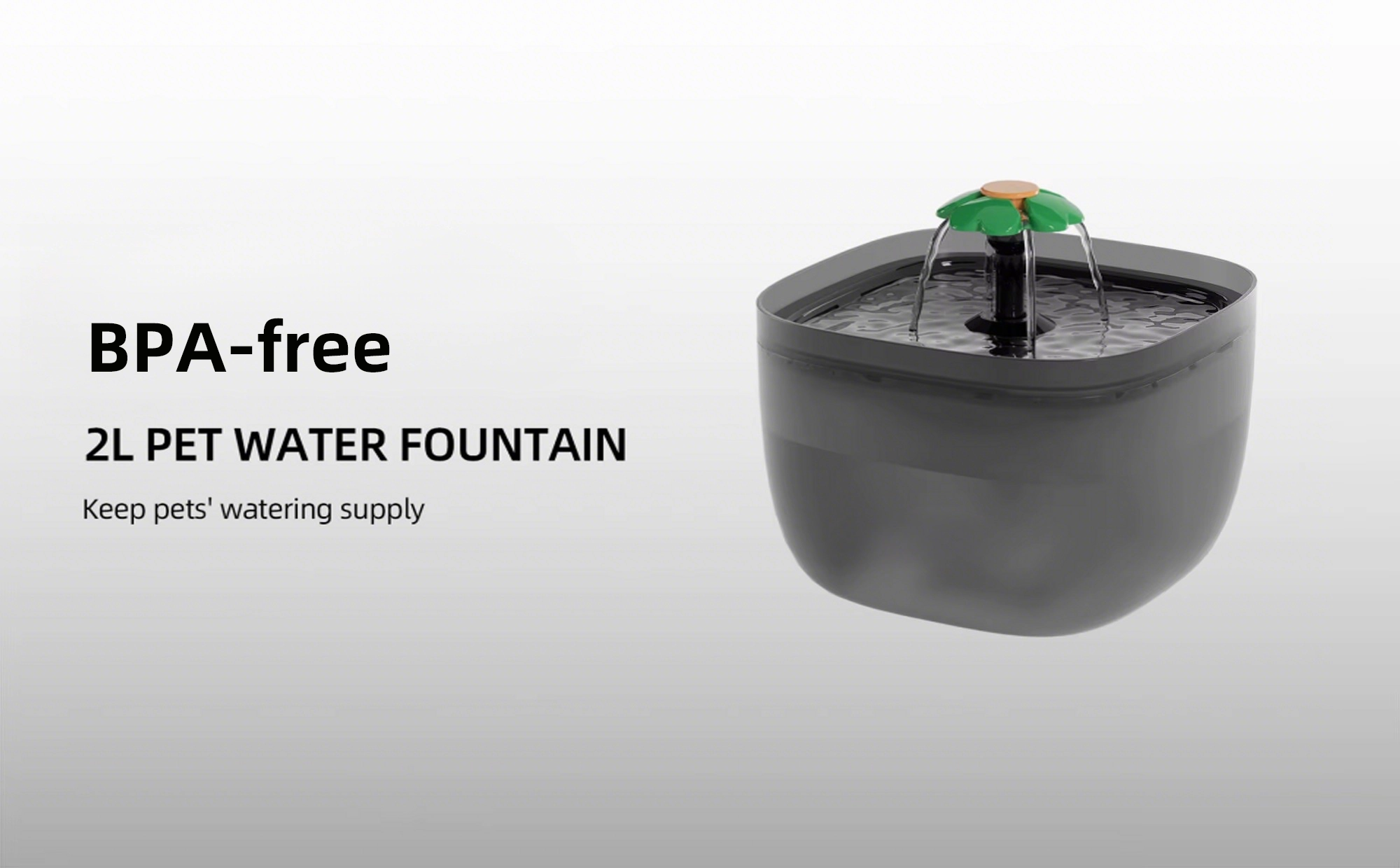 PETOEM W7 2L Automatic Pet Water Fountain | BPA-Free for Cats & Dogs - W7 wholesale manufacturer