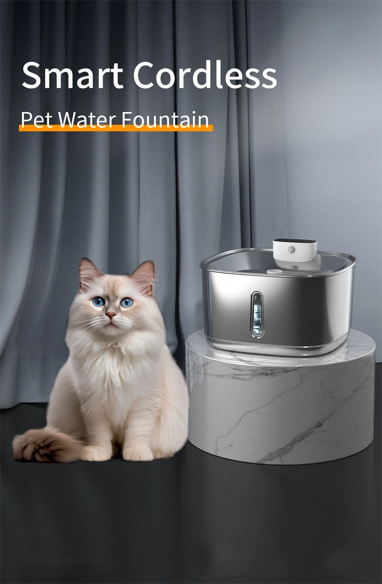 PETOEM W01S 3.2L Stainless Steel Pet Water Fountain | Automatic Dog Cat - W01S wholesale manufacturer
