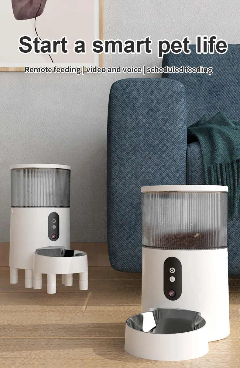 PETOEM PT23V-2 3L Smart Pet Feeder | HD Camera, APP & Voice for Cats & Dogs - PT23V-2 wholesale manufacturer