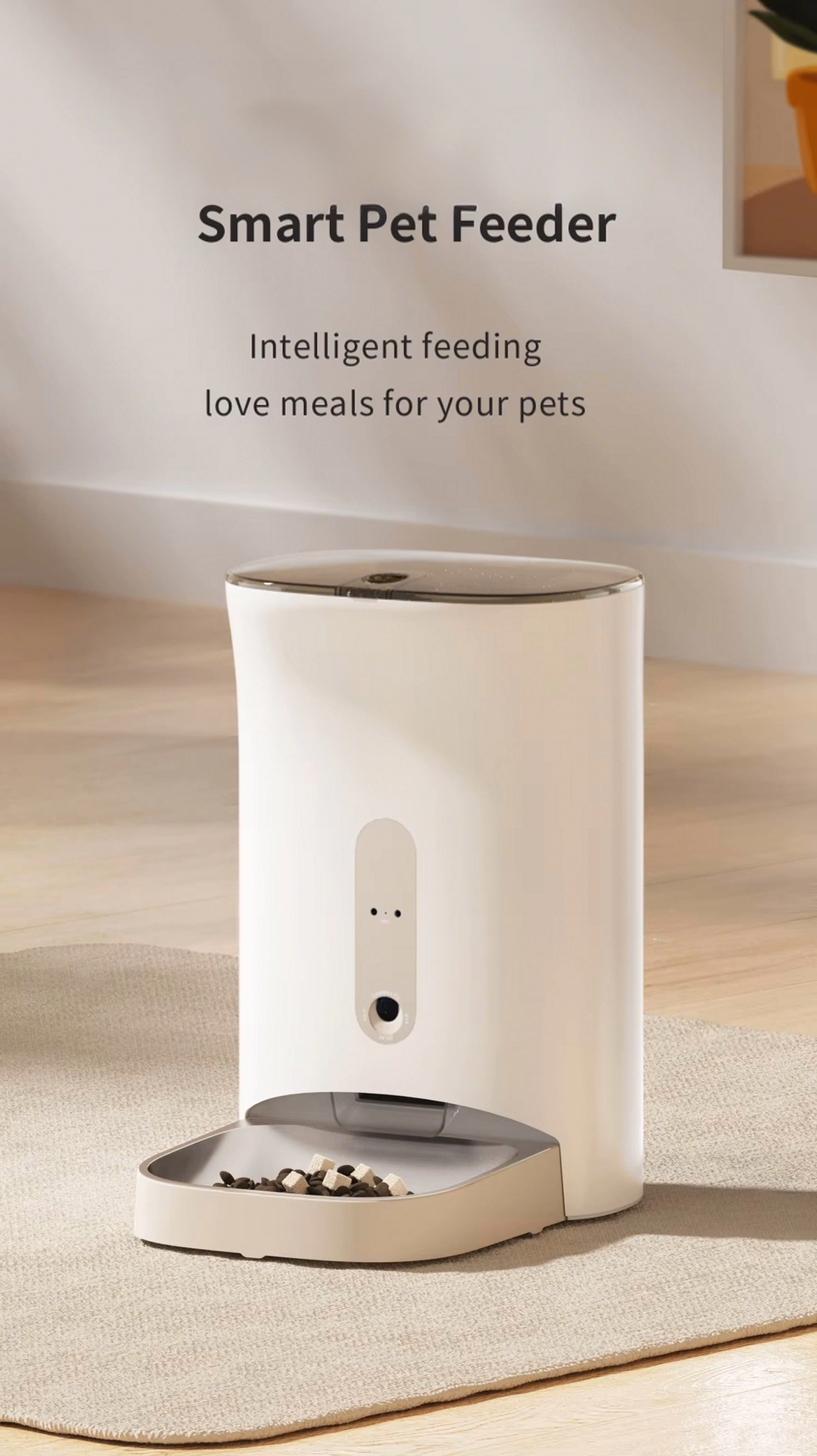 PETOEM F11-C-PRO 4.5L Smart Automatic Pet Feeder | Camera, WiFi & Voice Contr - F11-C-PRO wholesale manufacturer