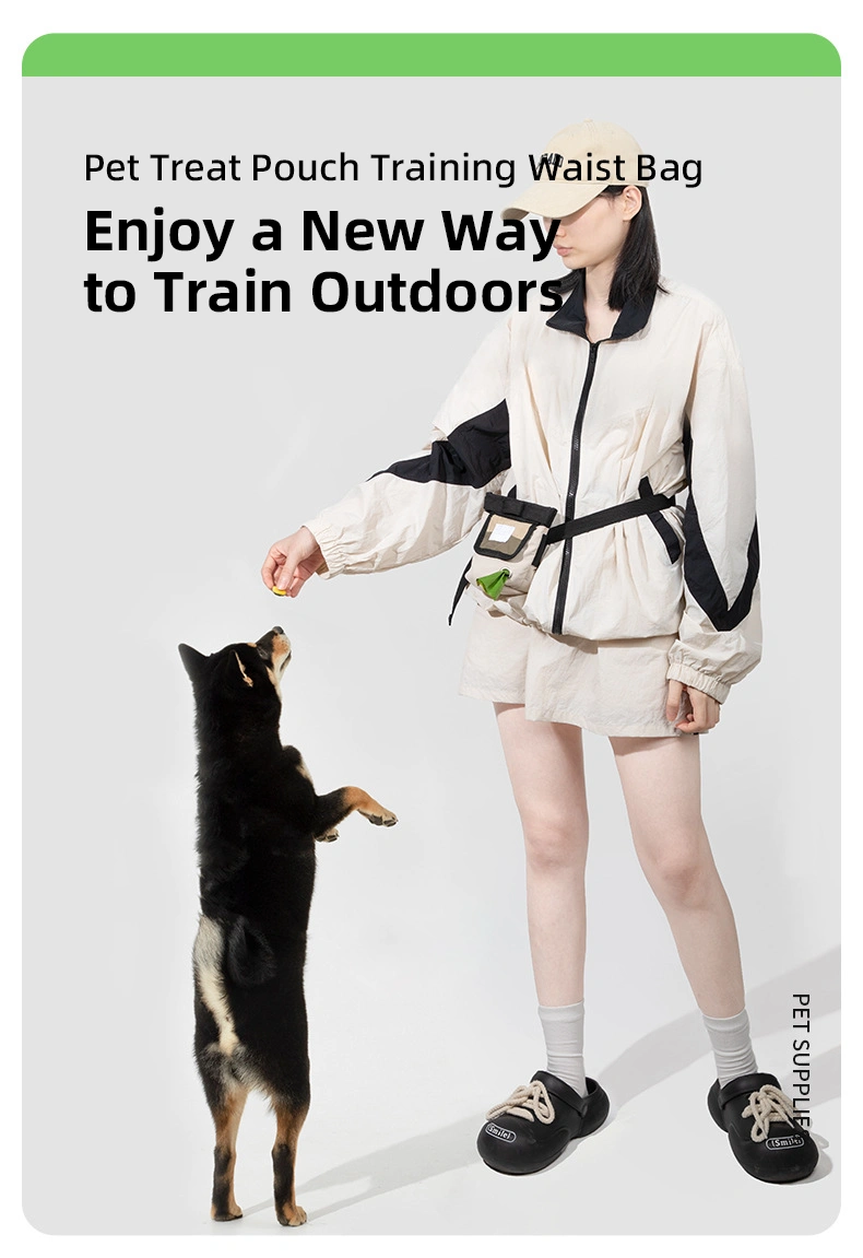 PETOEM NM- Compact Pet Treat Training Waist Bag | Magnetic Top & Waterp - NM- wholesale manufacturer