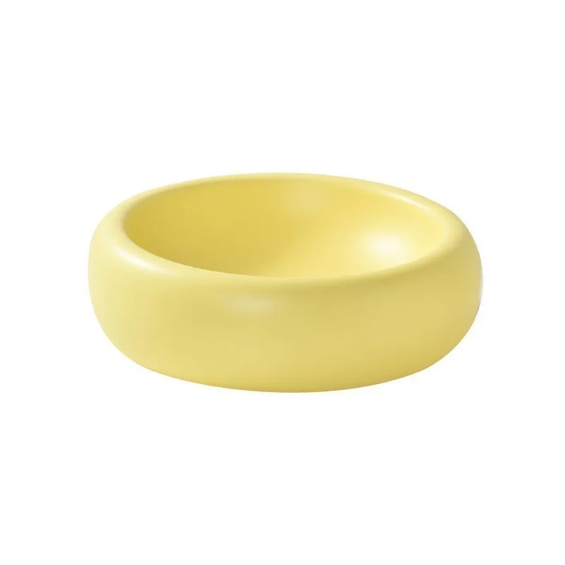 PETOEM HD025016 Doughnut Ceramic Pet Bowl | Stylish Durable Food Bowl for Ca - HD025016 wholesale manufacturer