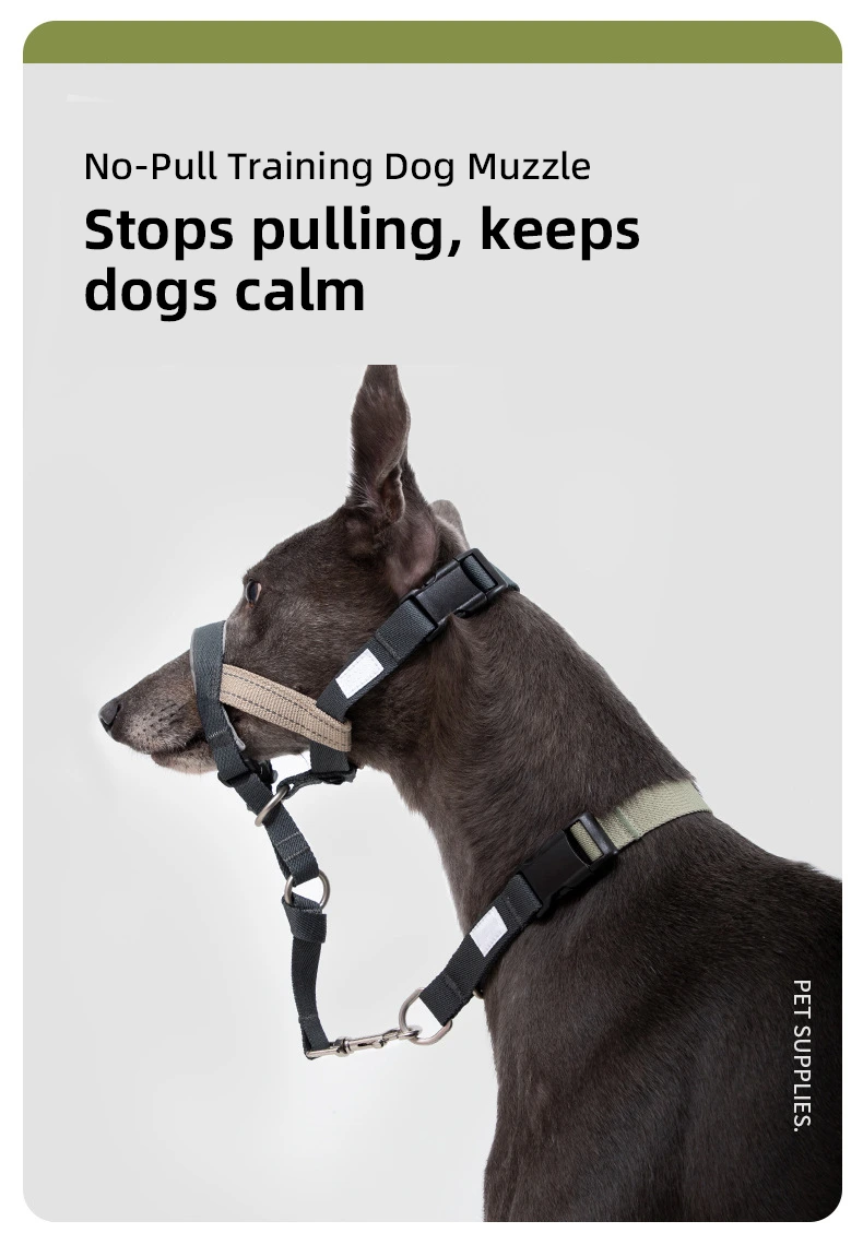 PETOEM NM-029012 Eco No-Bite Dog Muzzle | Adjustable RPET Mesh for Small & Me - NM-029012 wholesale manufacturer
