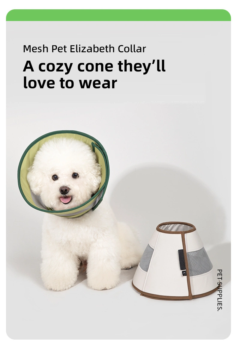 PETOEM NM-015050 Mesh Pet Recovery Collar | Breathable Soft Adjustable for Ca - NM-015050 wholesale manufacturer