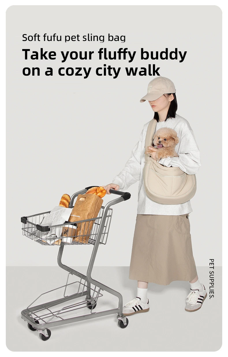 PETOEM NM-030003 One-Shoulder Pet Sling | Lightweight & Secure for Cats & Sma - NM-030003 wholesale manufacturer
