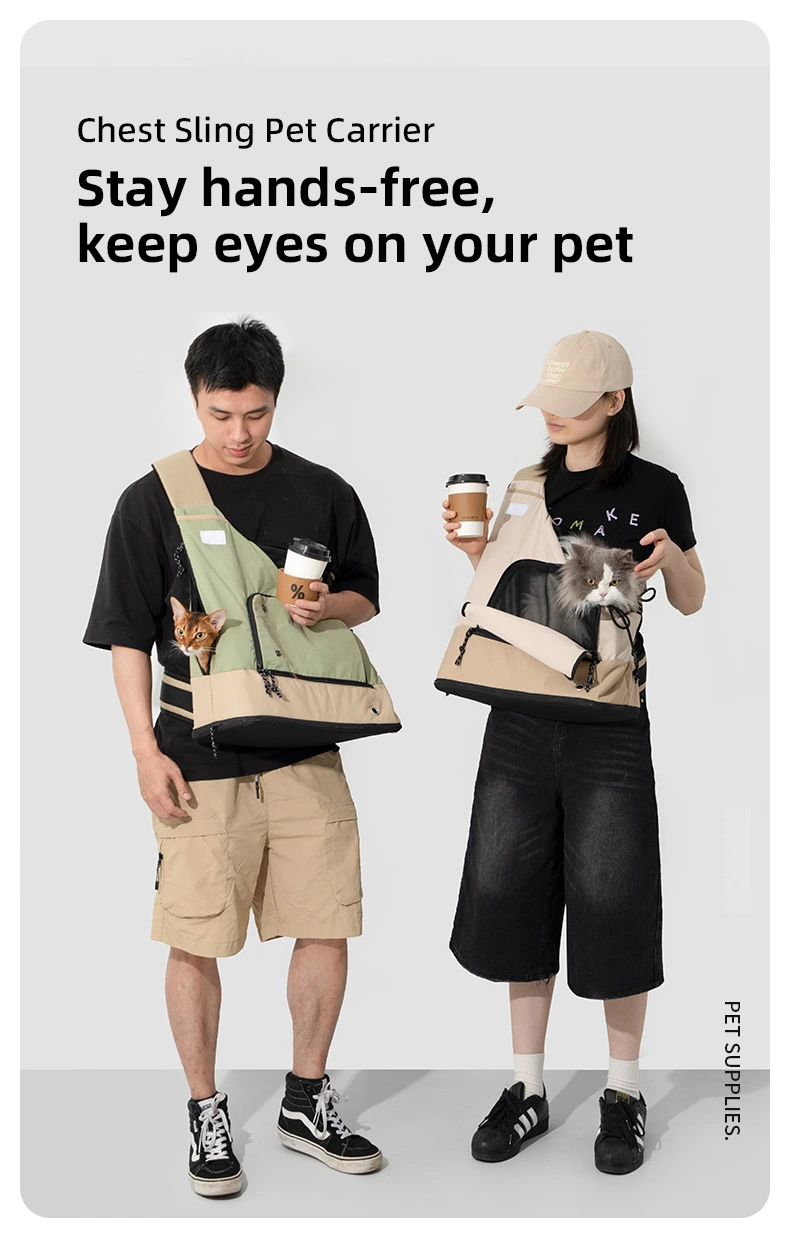 PETOEM NM-015064 Soft-Sided Breathable Pet Chest Carrier | For Cats & Small D - NM-015064 wholesale manufacturer