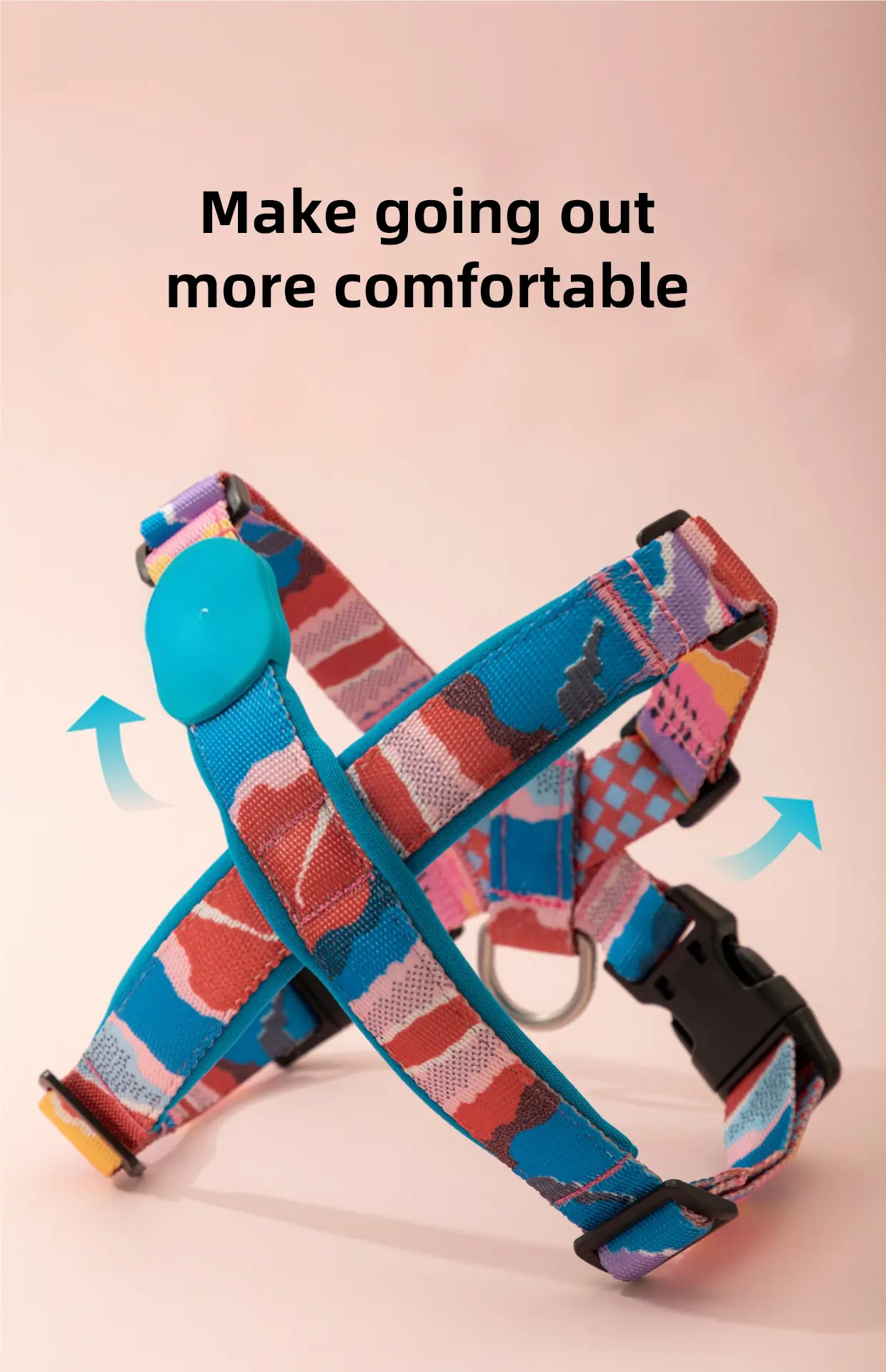 PETOEM NM-001003 X-Shape Dog Harness | Breathable, Durable & Easy to Wear - NM-001003 wholesale manufacturer